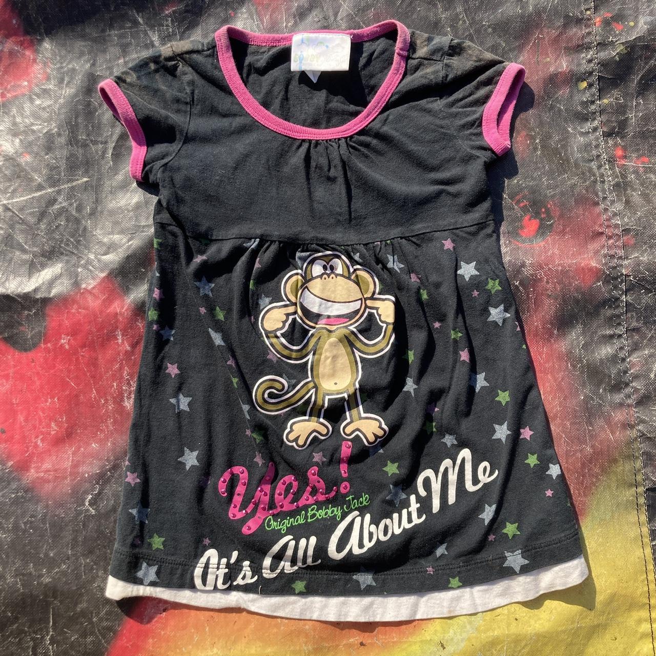 Bobby Jack Monkey Stars top fits xs/s Depop