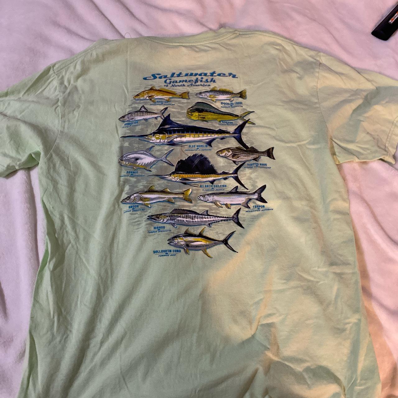 Columbia sportswear fish shirt... - Depop