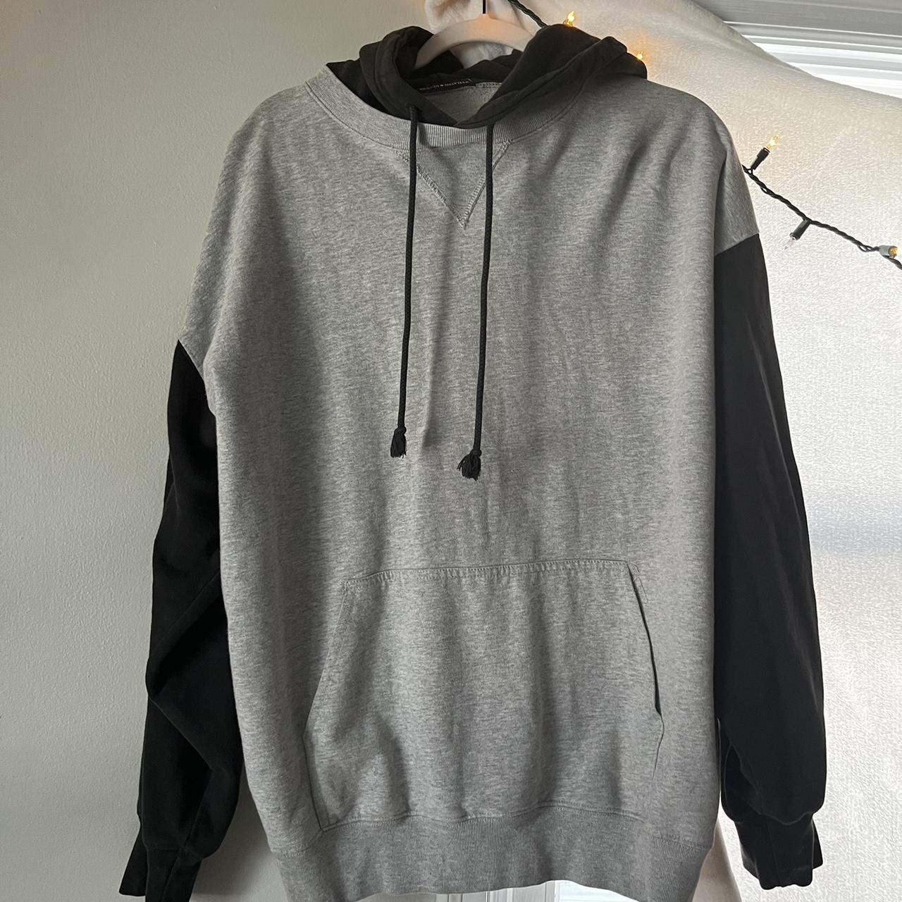 black and grey christy hoodie! •worn but in great - Depop