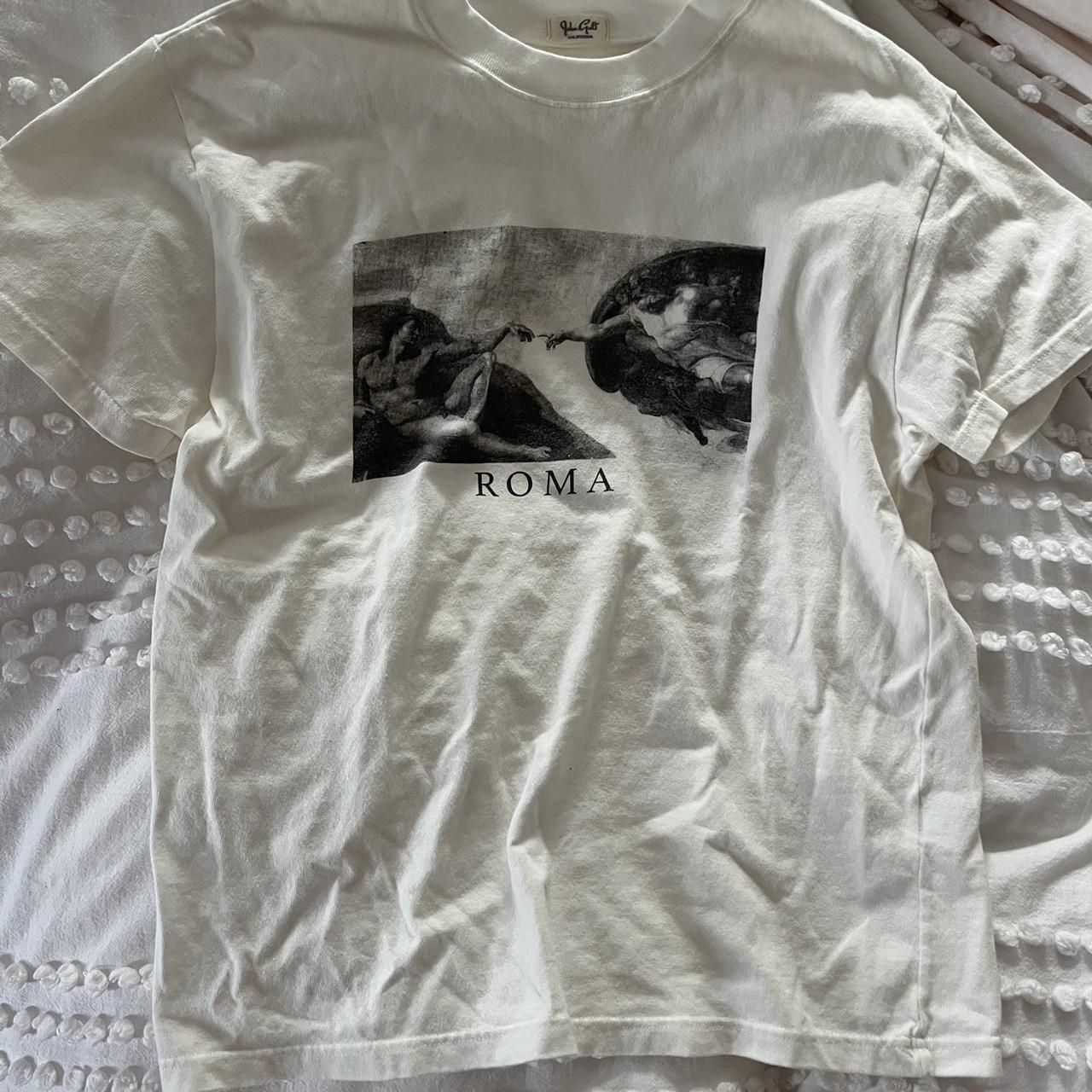 Brandy melville Roma top Got this in rome and i - Depop