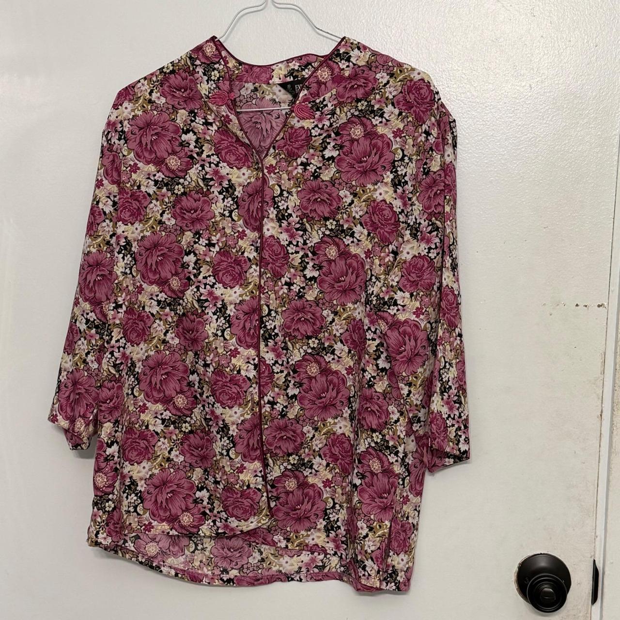 Forme d'Expression Women's Blouse - Multi/Purple … - image 1