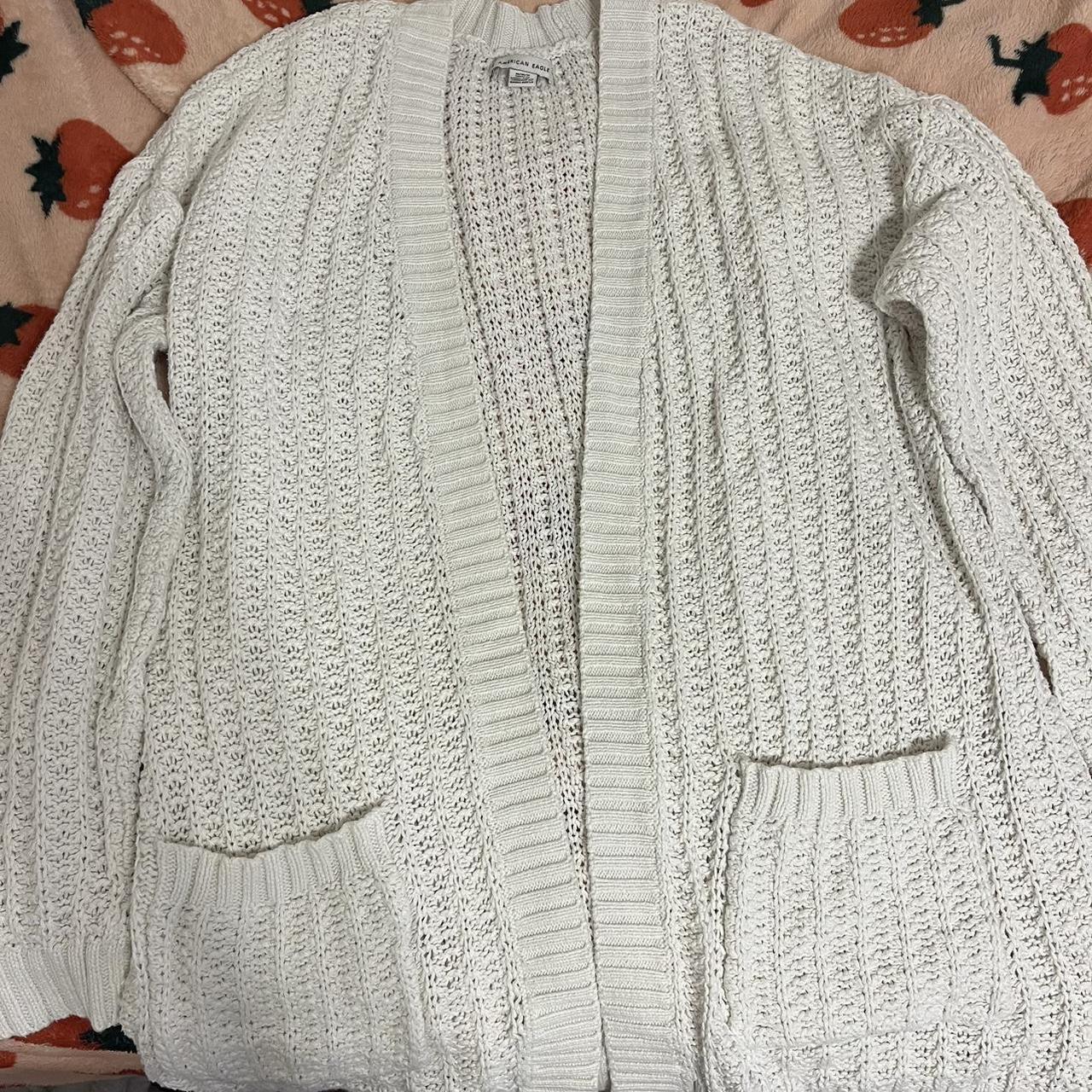 American eagle white cardigan best sale