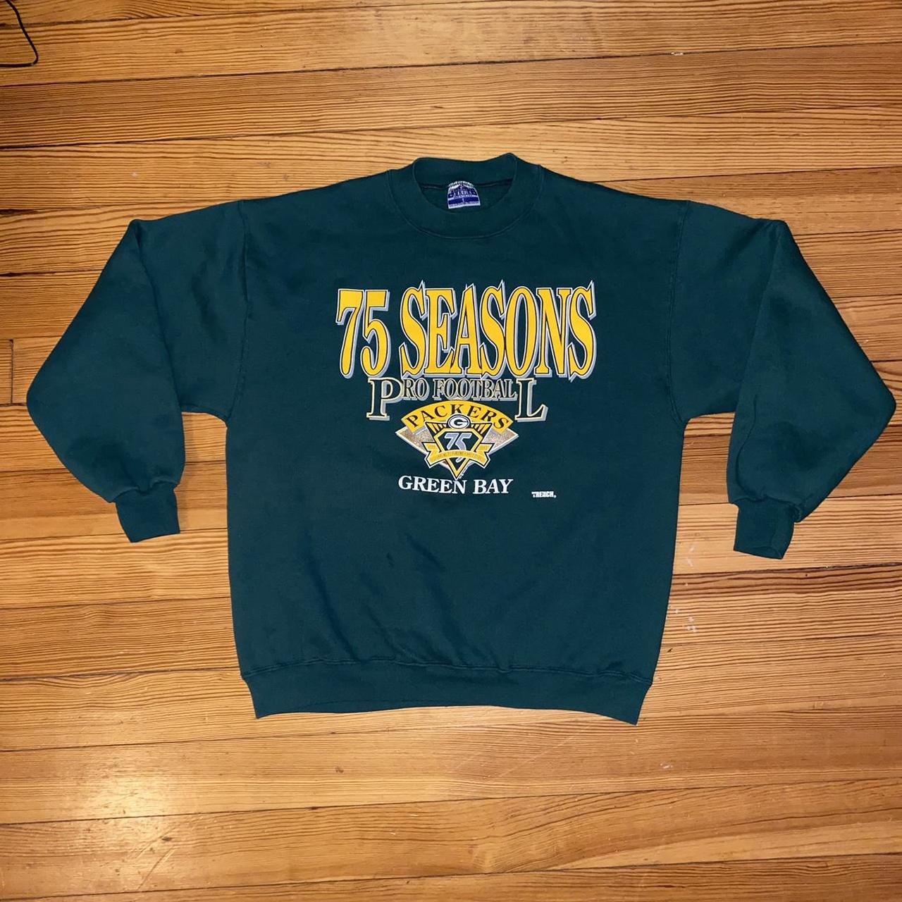 Vintage 90s Trench USA NFL Green Bay Packers Crewneck