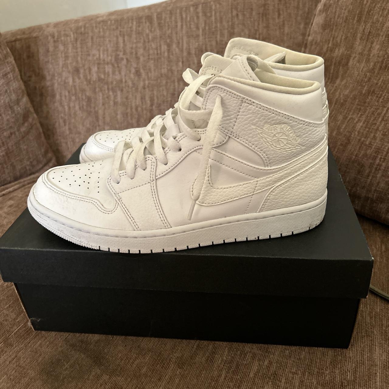 all white 1s jordan