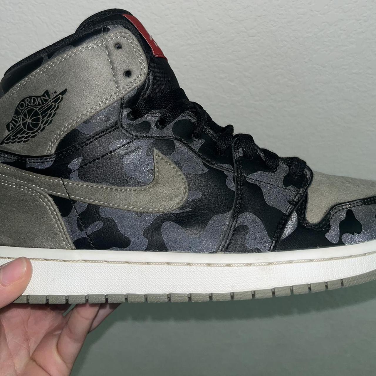 Jordan 1 High Retro Shadow Camo 3M 2017 pair Worn. Depop