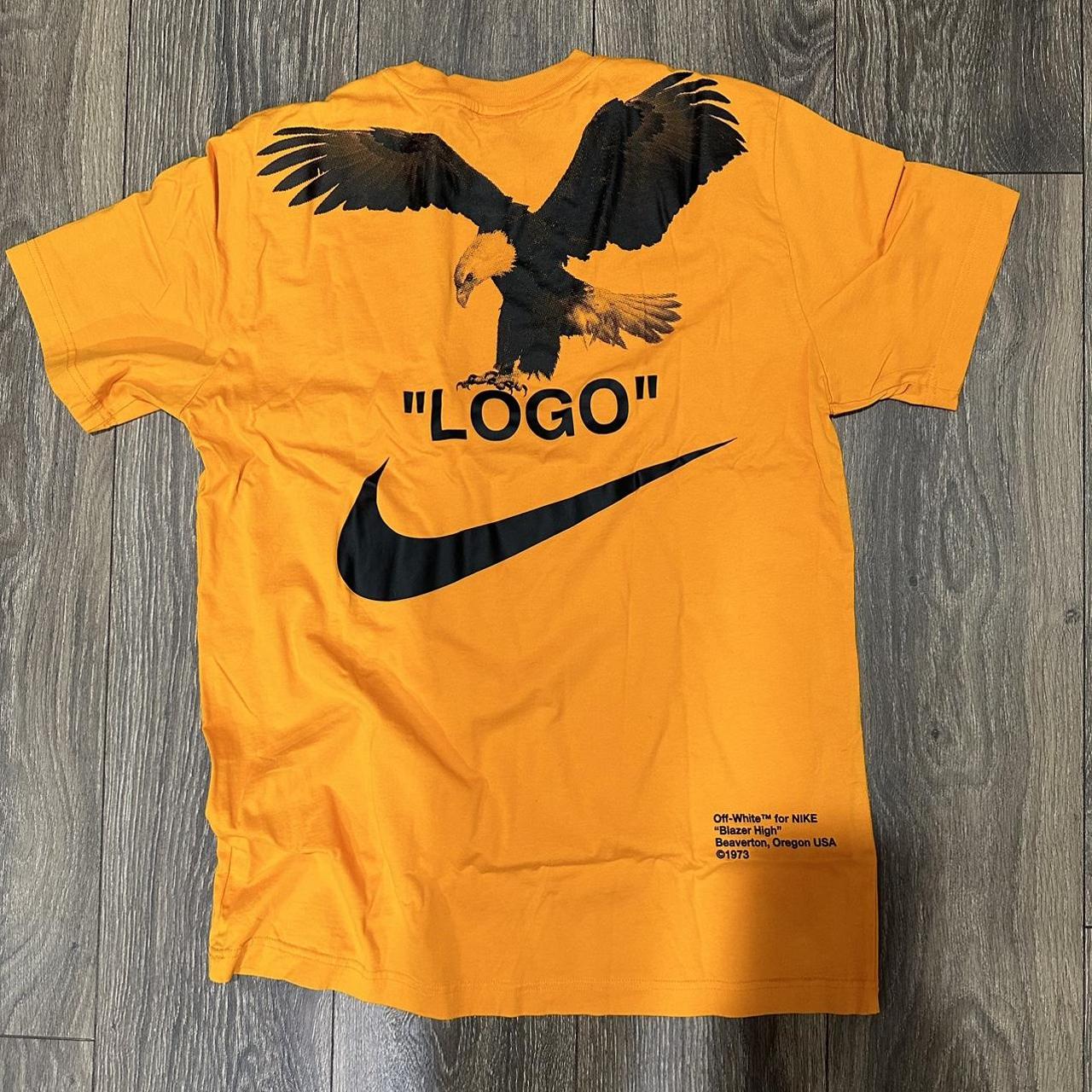 Nike off white orange tee hotsell