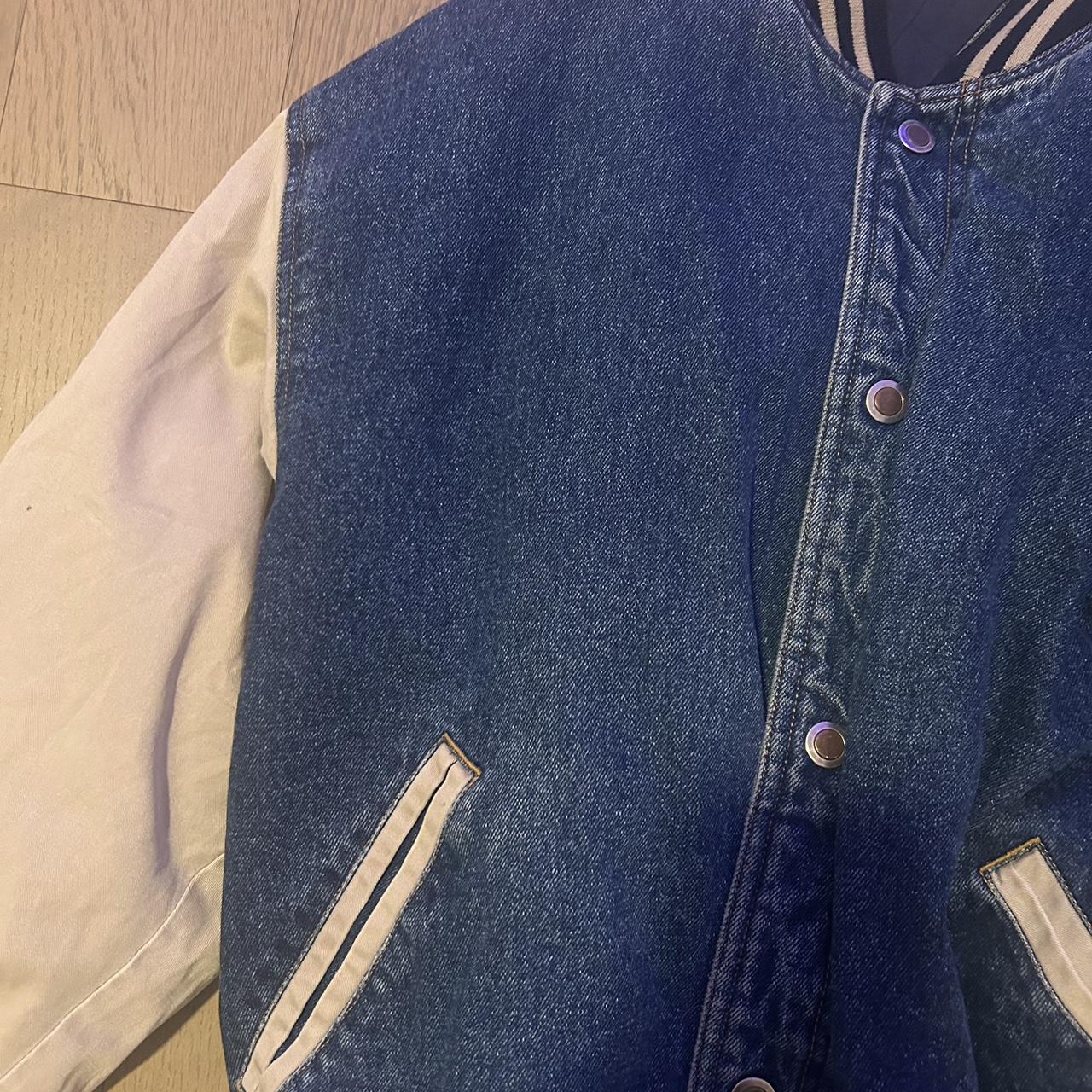 Basic Editions Women's Varsity Jacket - Blue/Navy… - image 2