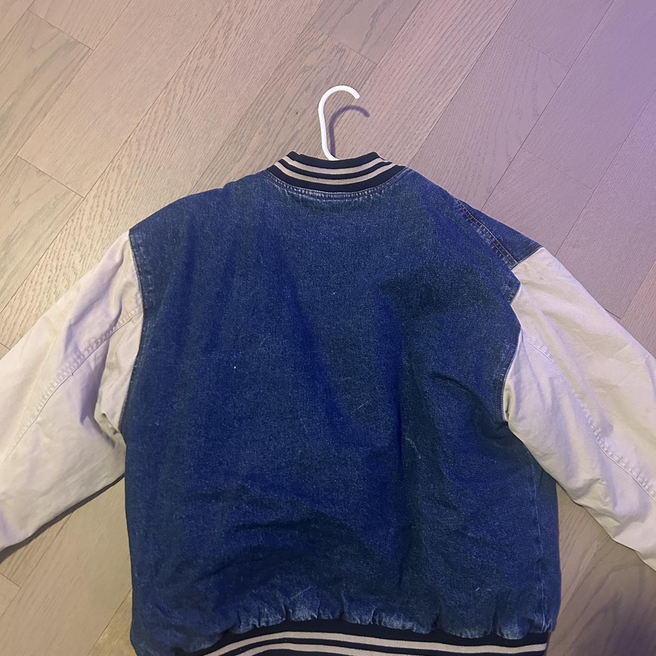 Basic Editions Women's Varsity Jacket - Blue/Navy… - image 4