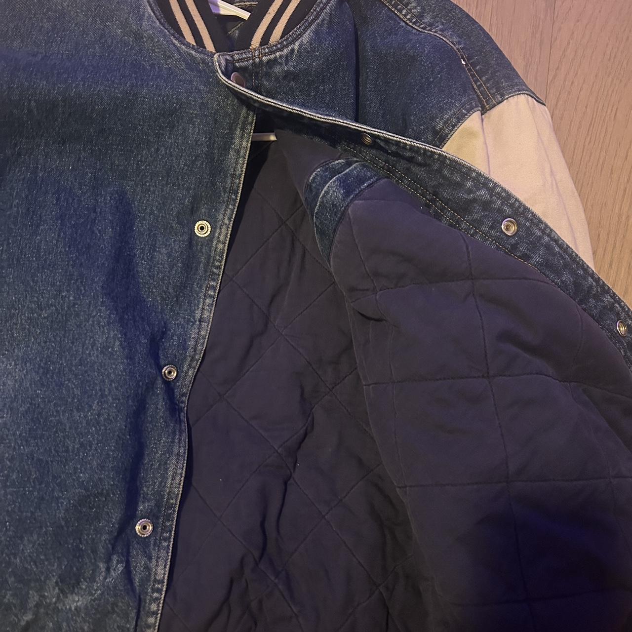 Basic Editions Women's Varsity Jacket - Blue/Navy… - image 5