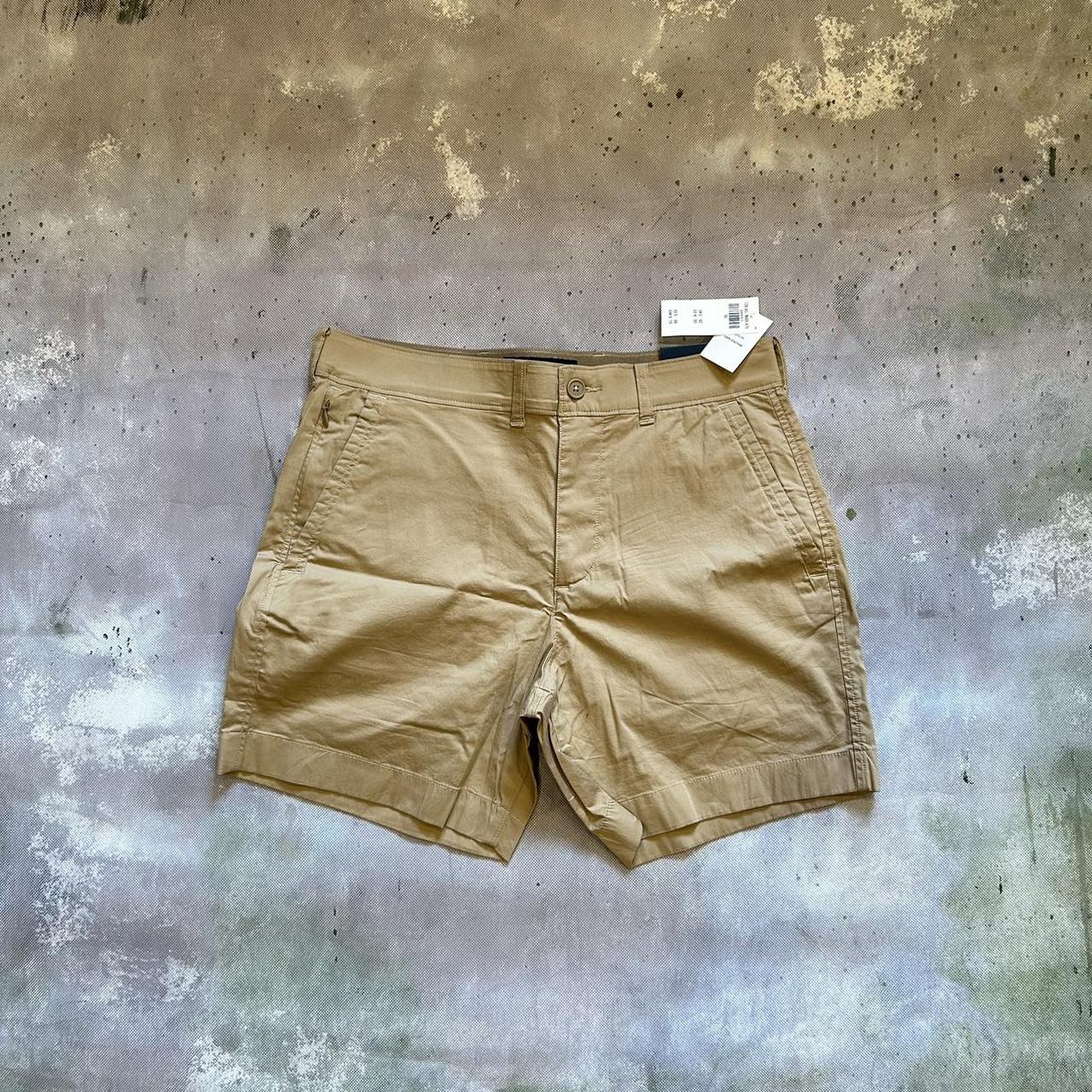 Abercrombie Fitch Khaki Shorts Size Depop