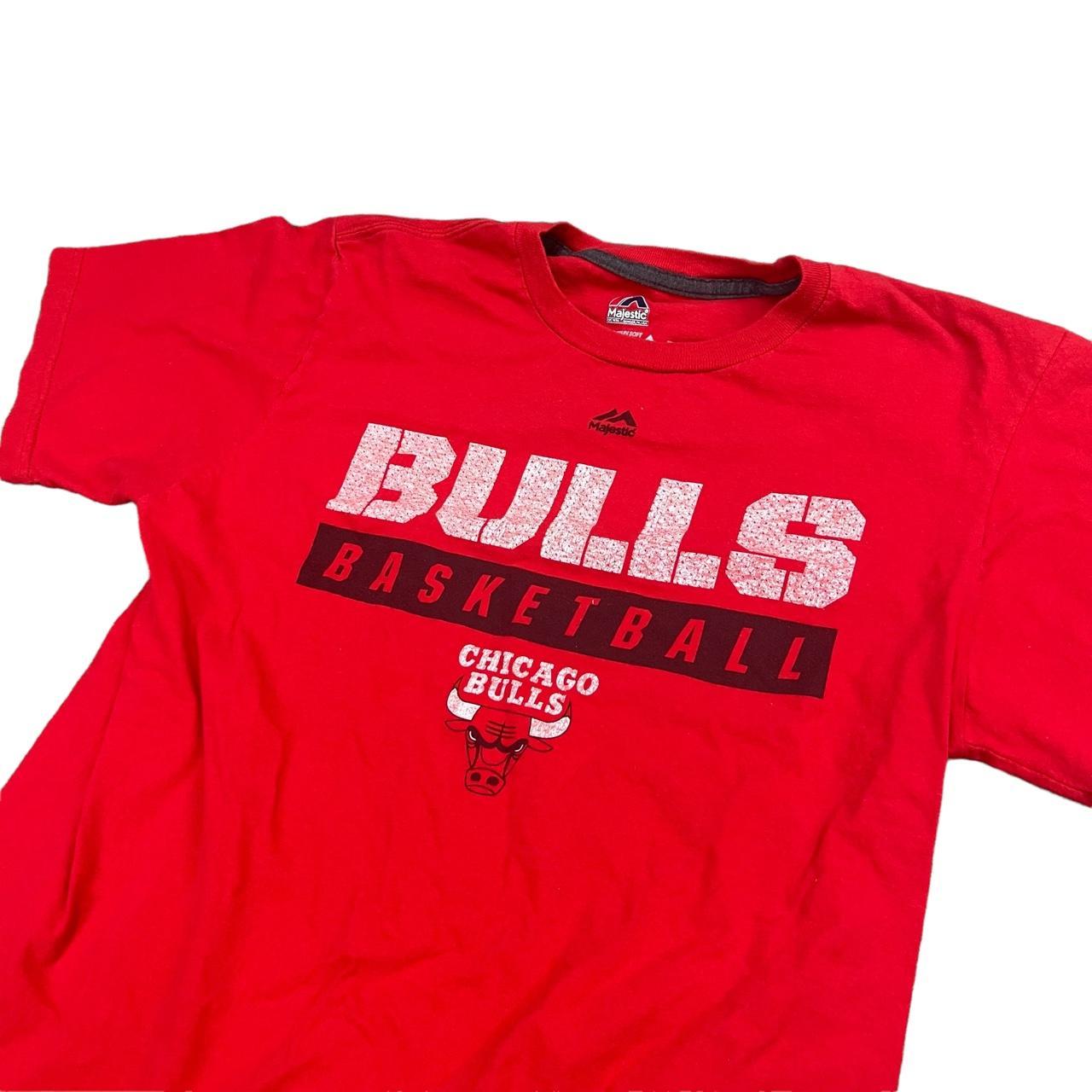 Chicago Bulls Vintage 90s Majestic NBA Basketball Button Up