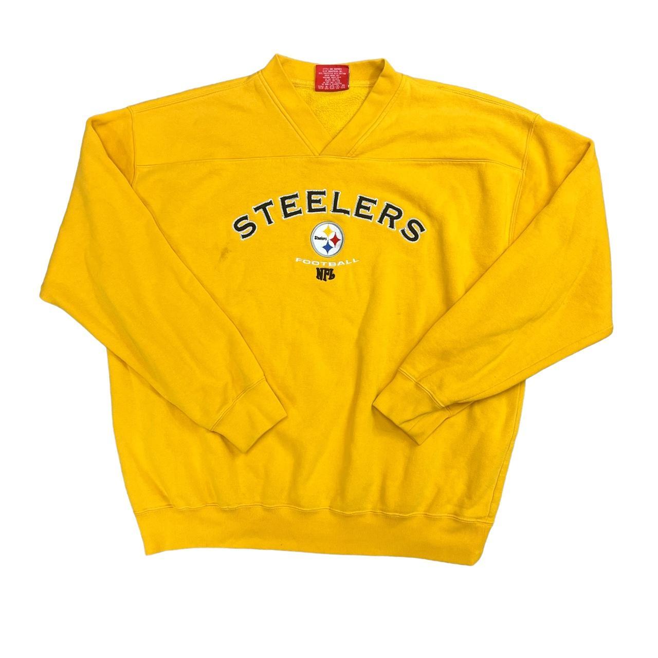 90s Pittsburg Steelers sweatshirt Size-XL #steelers - Depop