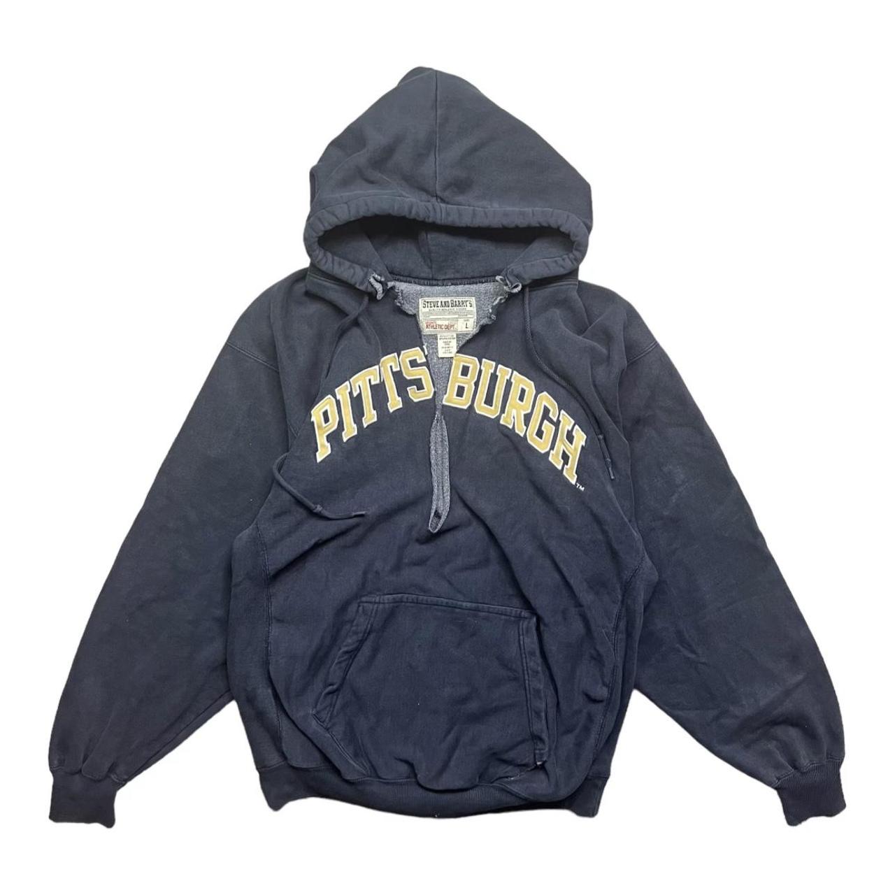 Vintage Steve and Barry's Pittsburgh panthers hoodie... - Depop