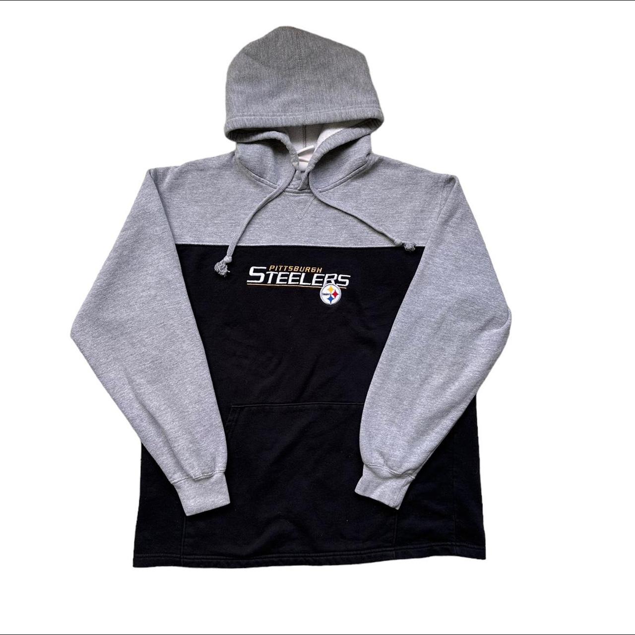 grey pittsburgh steelers hoodie