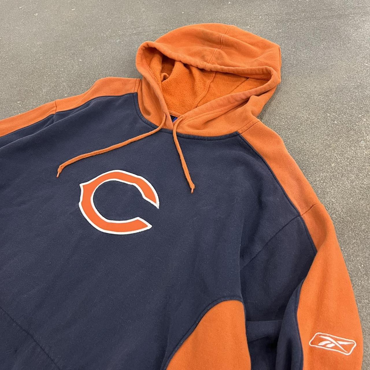 Vintage Chicago Bears NFL Football Blue Hoodie Sweatshirt - Men's Size  Medium