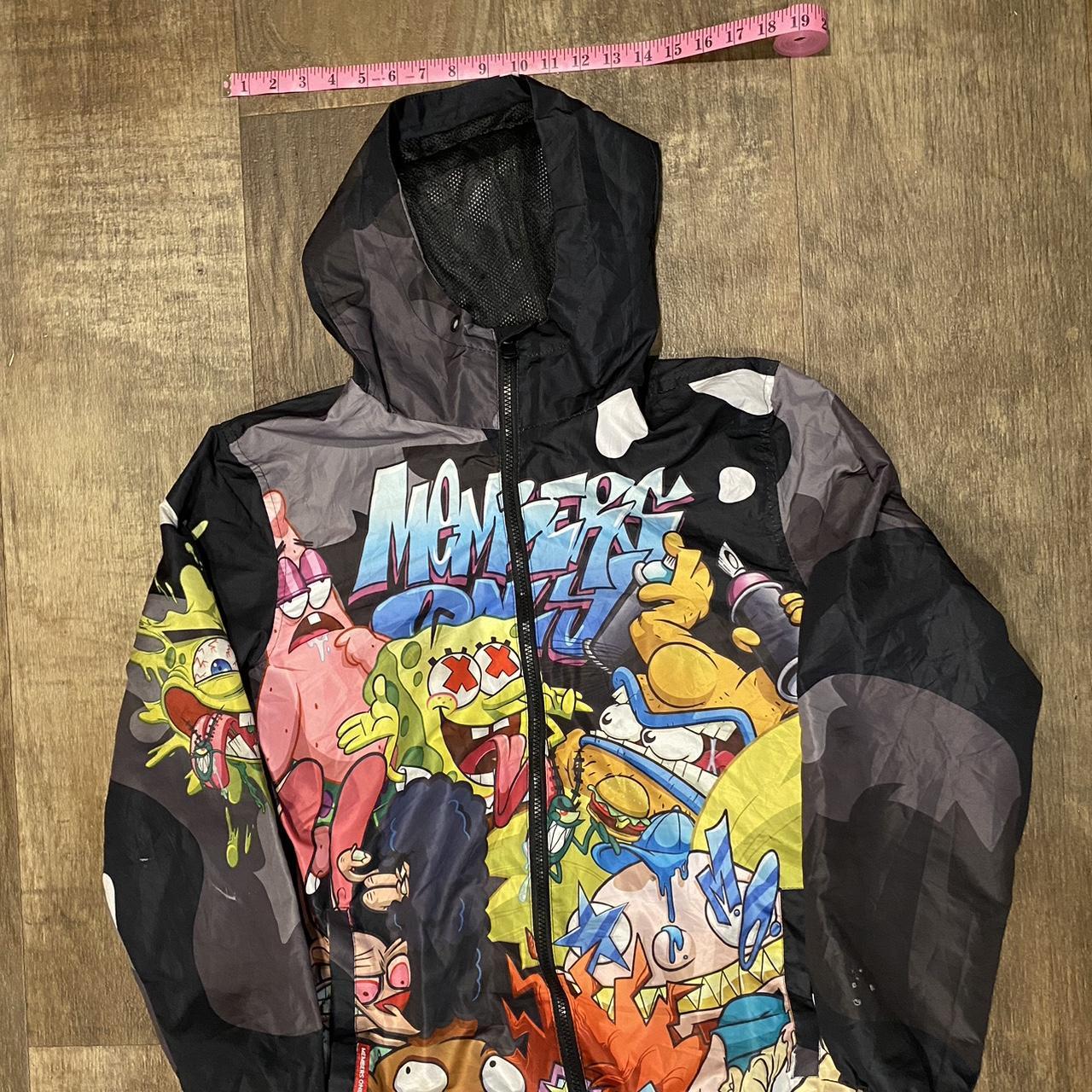 Members Only x Nicklodeon Rocket Power Black Windbreaker