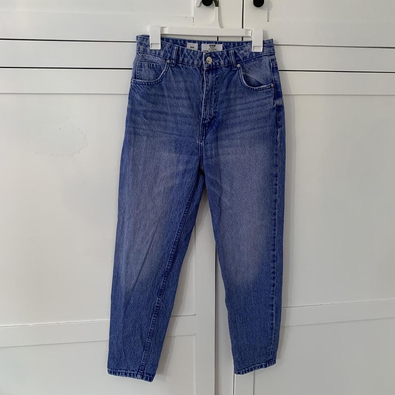 Bershka Denim Mom High Waist Jeans💙 Depop