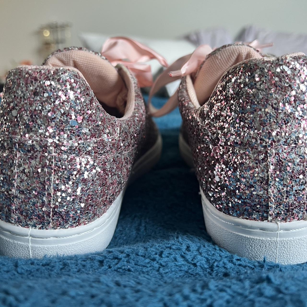 Sparkly pink hot sale trainers