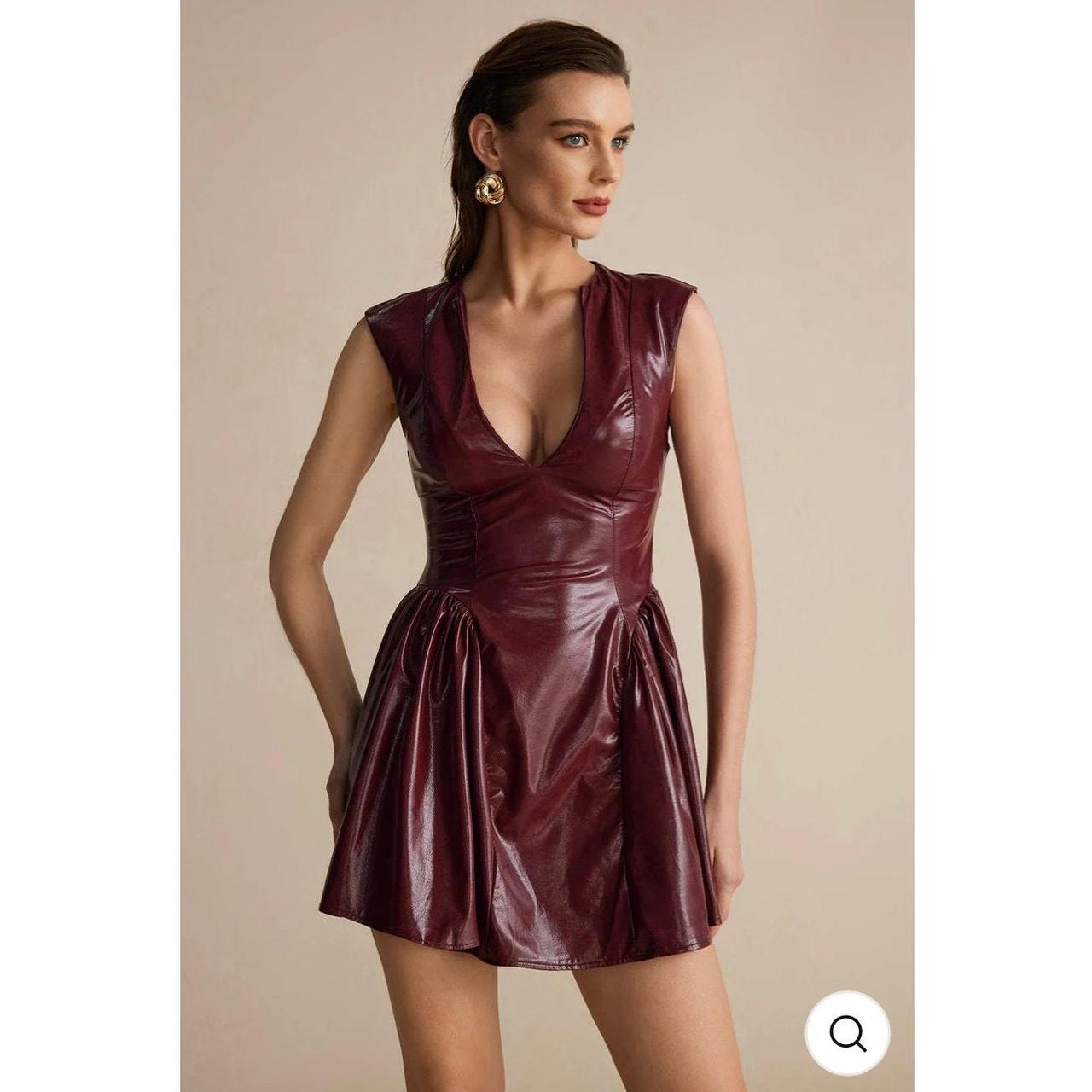 Source Unknown Women's A-line Dress - Red/Purple … - image 1