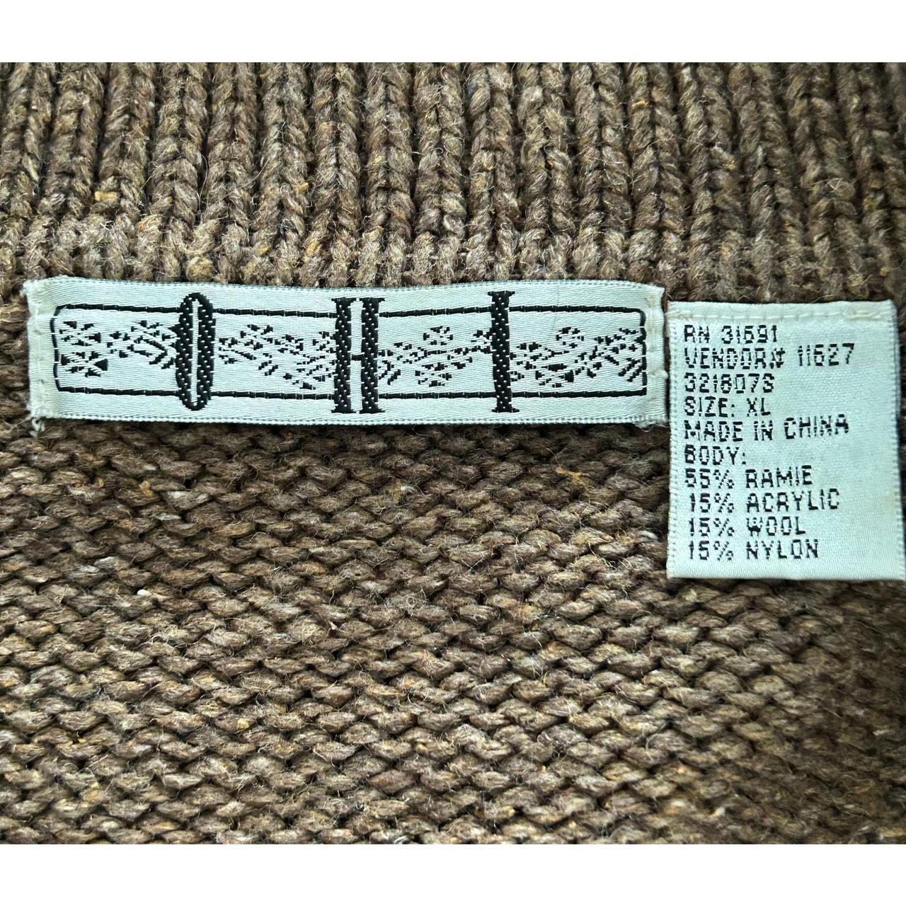 Source Unknown Women's Sweater - Brown/Multi - XL… - image 7