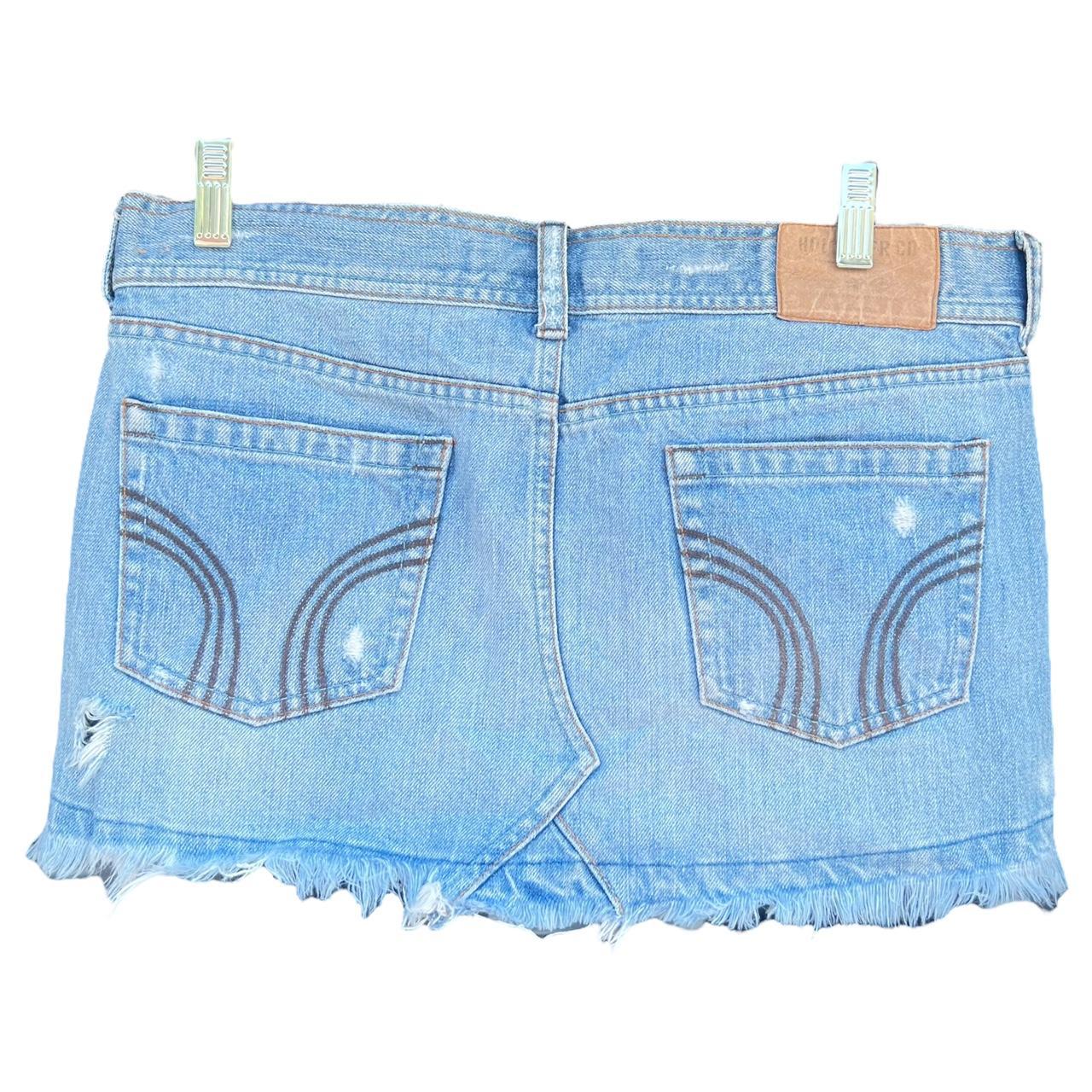 adorable vintage hollister micro mini denim skirt