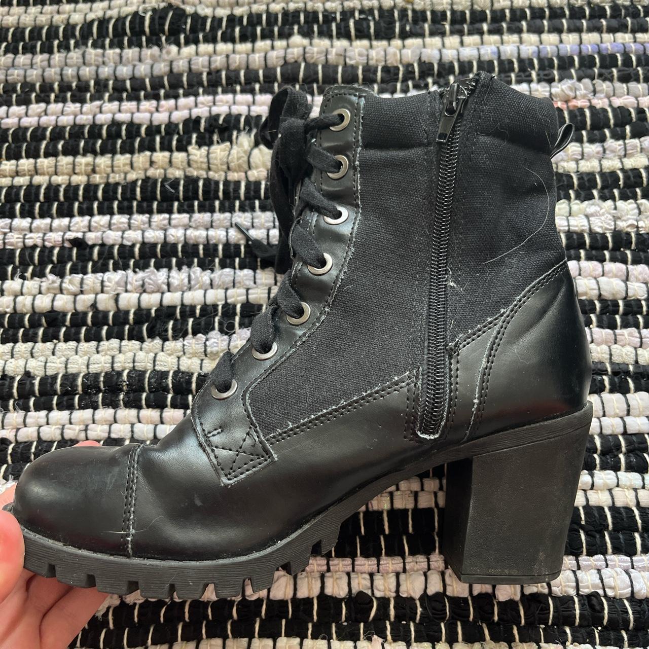 XOXO Women's Black Boots Depop