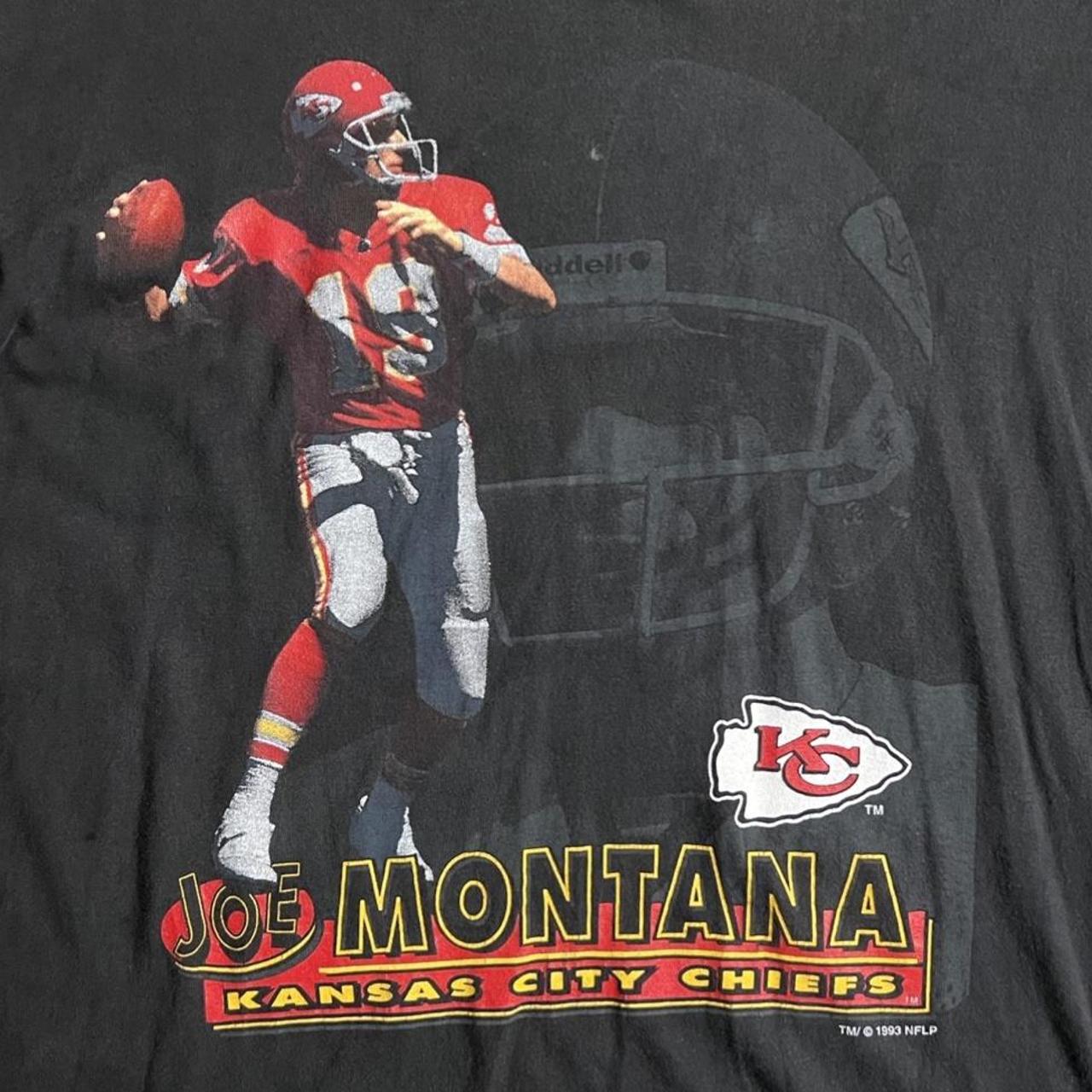 black and red joe montana jersey