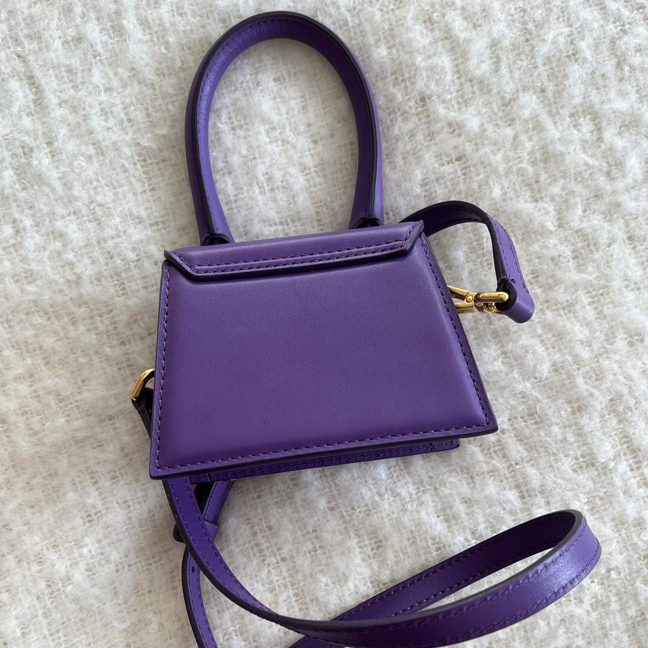 Purple Jacquemus bag. Used a couple of times,... Depop