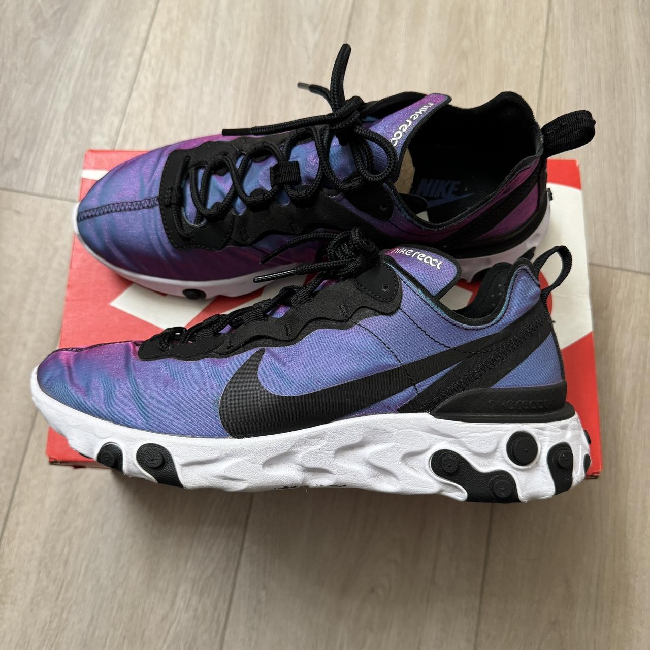 Nike react element 55 premium sunset Worn once in. Depop