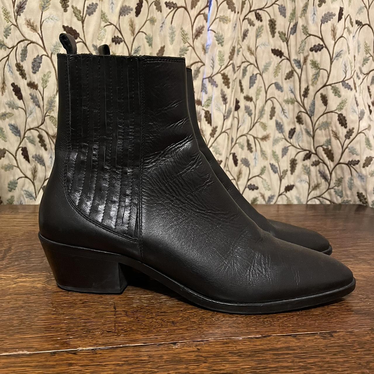 Zara Women's Black Boots | Depop