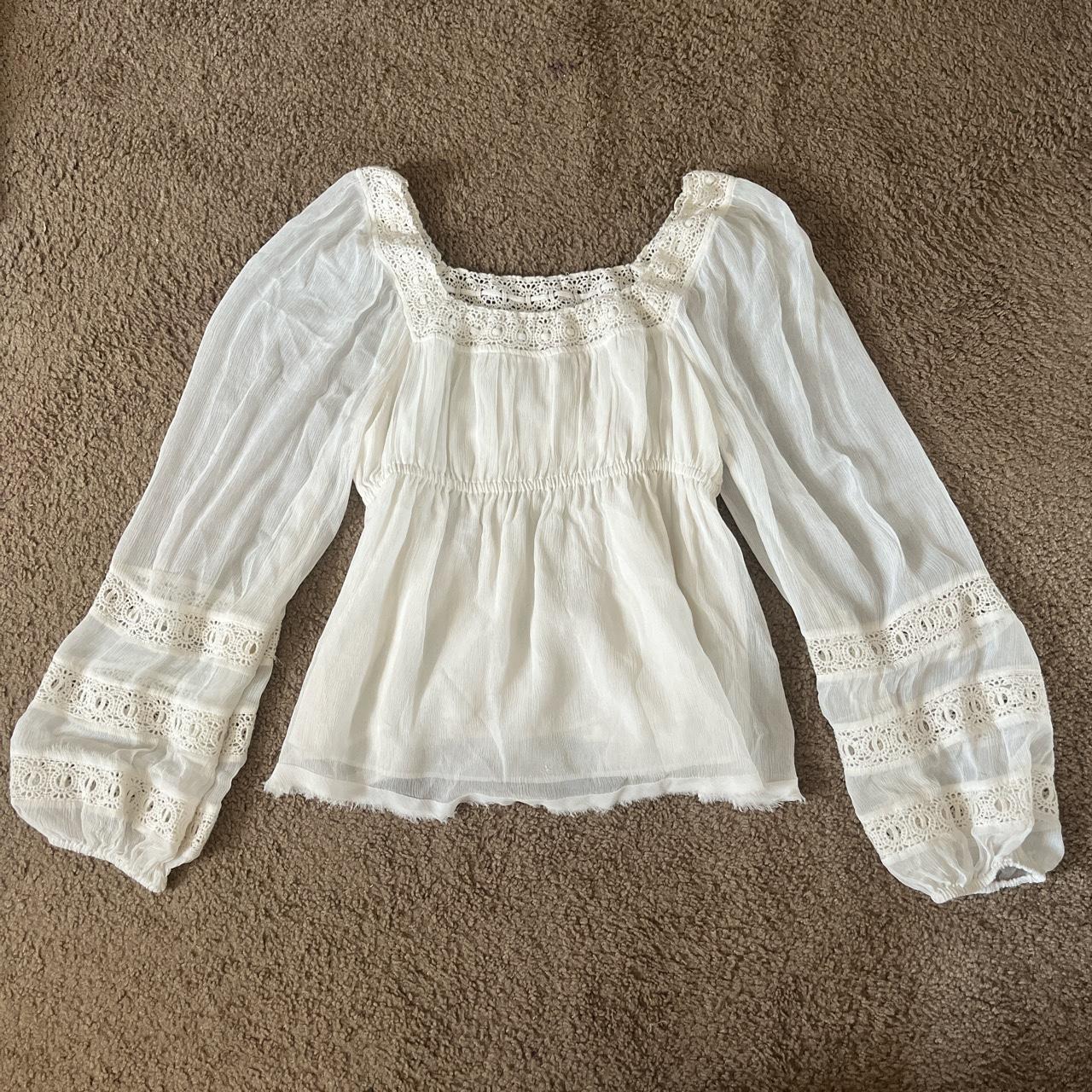 Stunning free people blouse size small - Depop