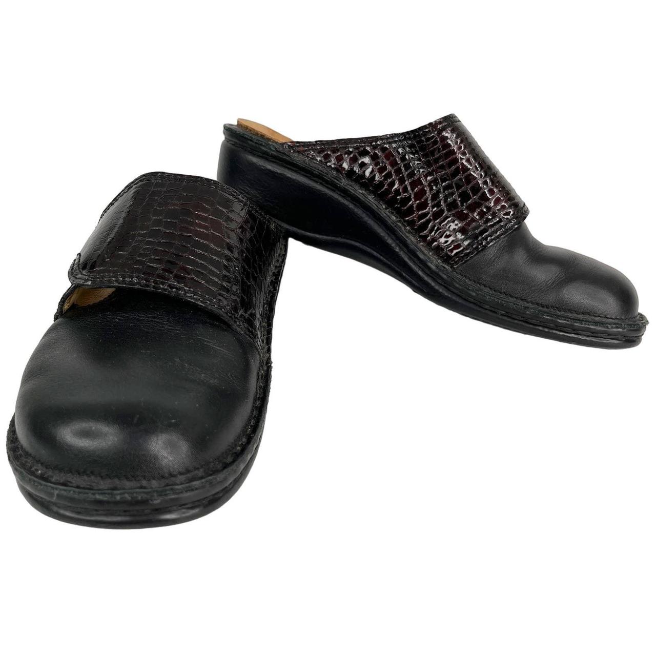 Snakeskin clogs clearance