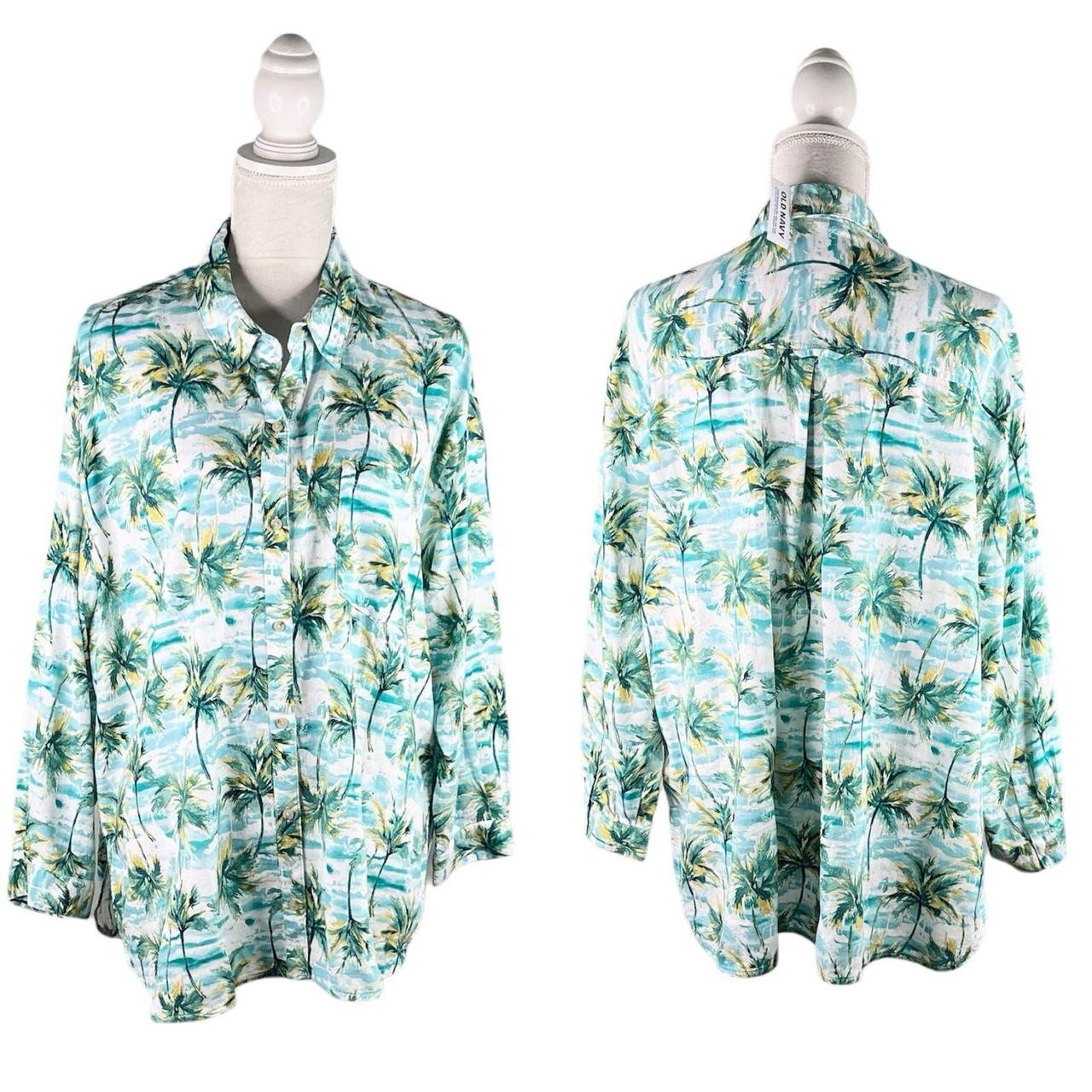 womens hawaiian shirts old navy