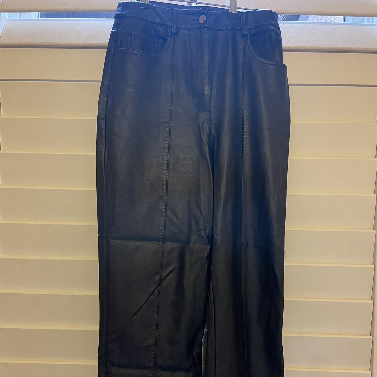 Glassons black faux leather pants Very