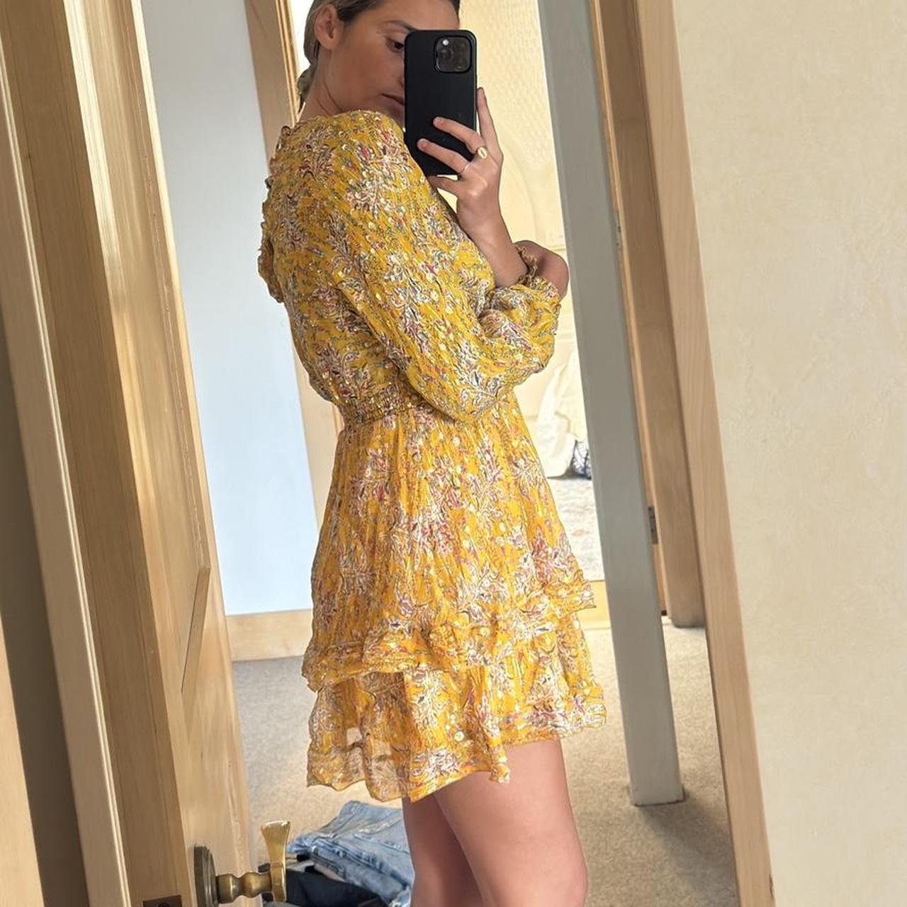 Kooples yellow dress best sale