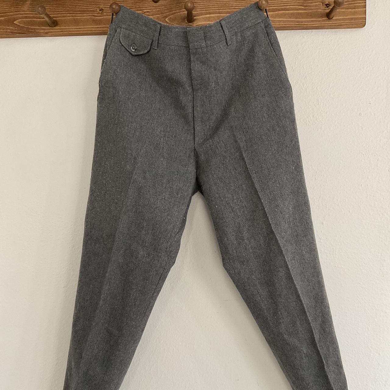 Vintage wool trousers. Professionally hemmed and... Depop