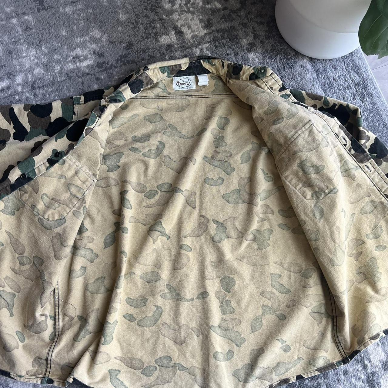 Vintage Dunn’s Hunting Goods Duck Camo Shirt. Double - Depop