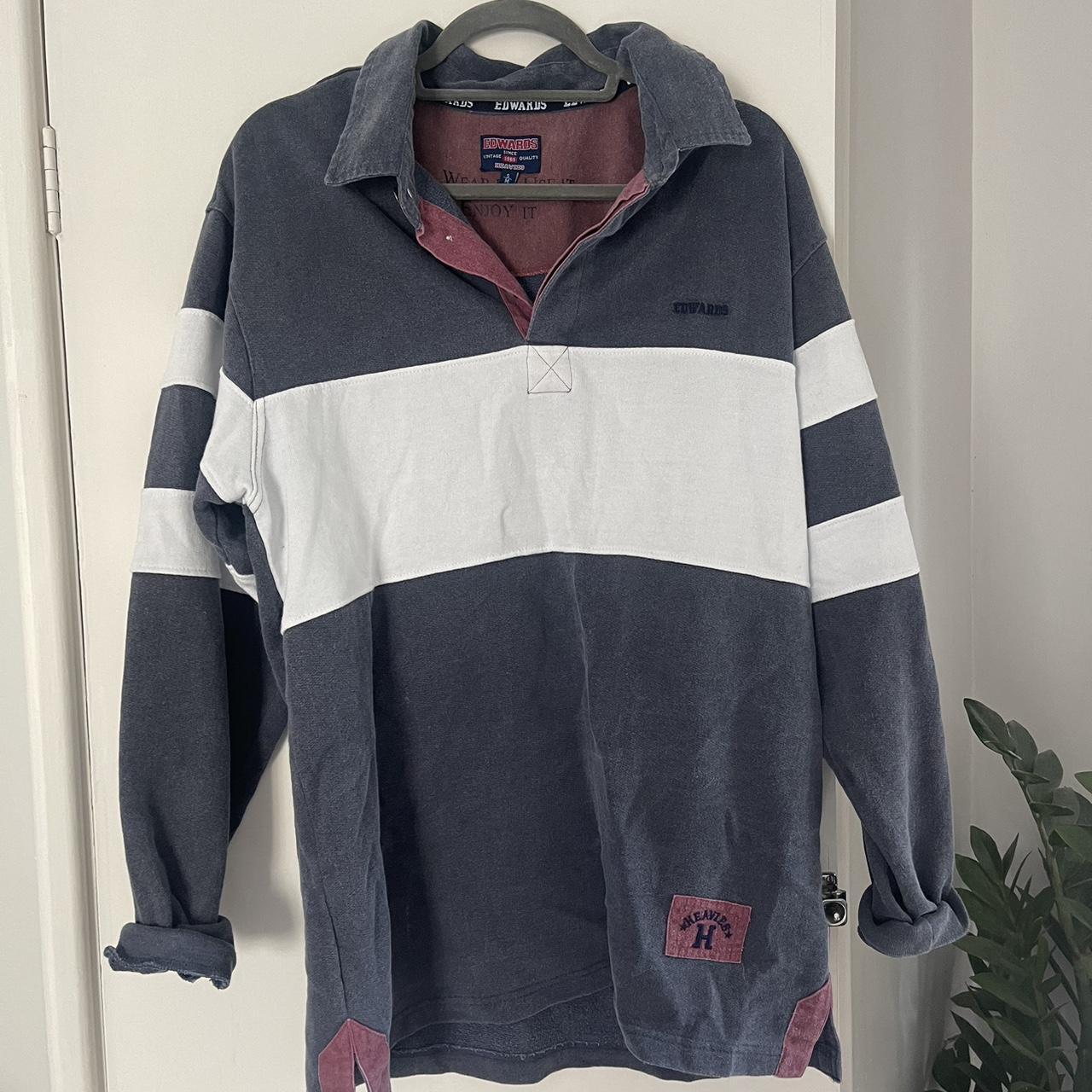 Edwards Rugby Shirt Vintage Brand New Size... - Depop