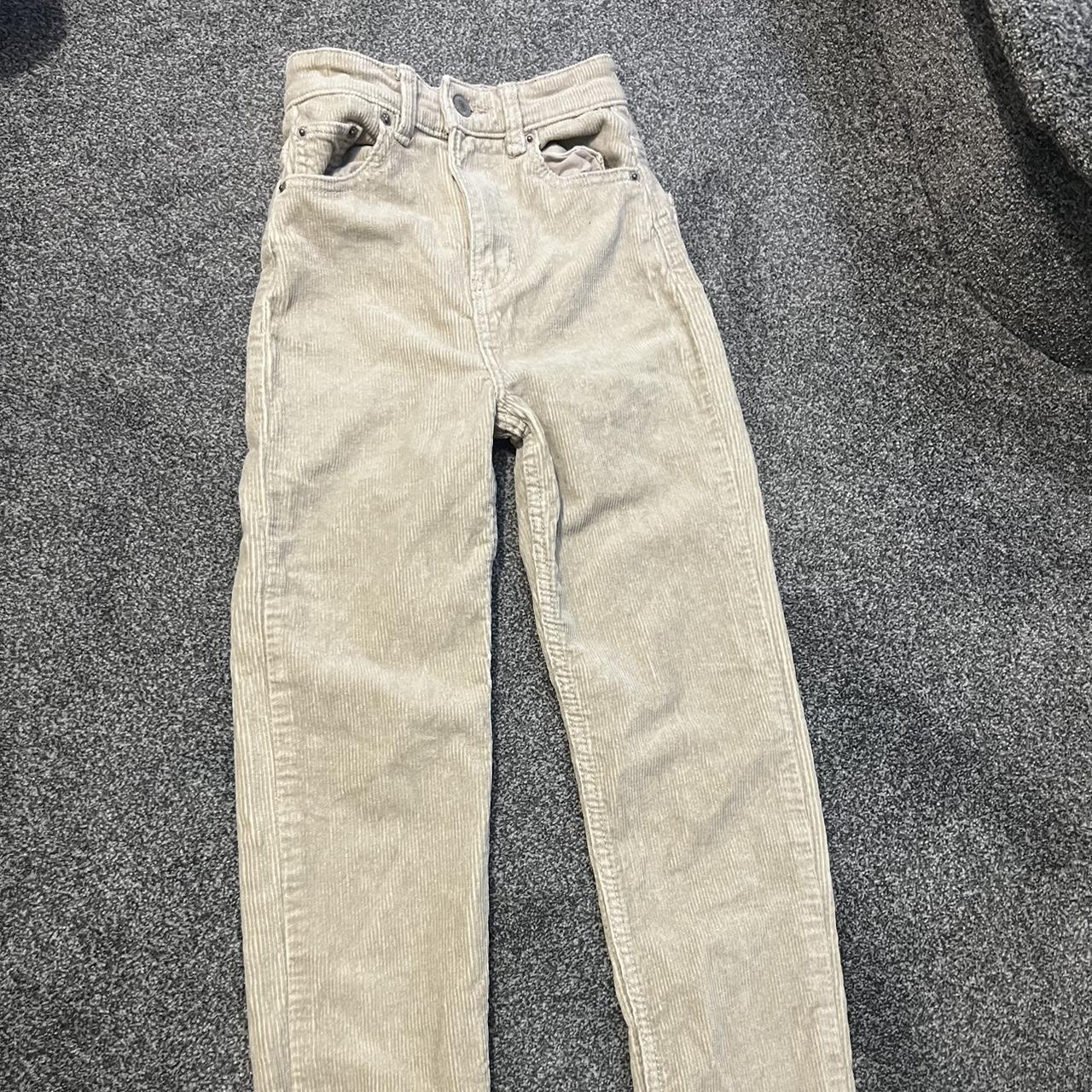 Pull & Bear Corduroy pants Great condition Size UK... - Depop