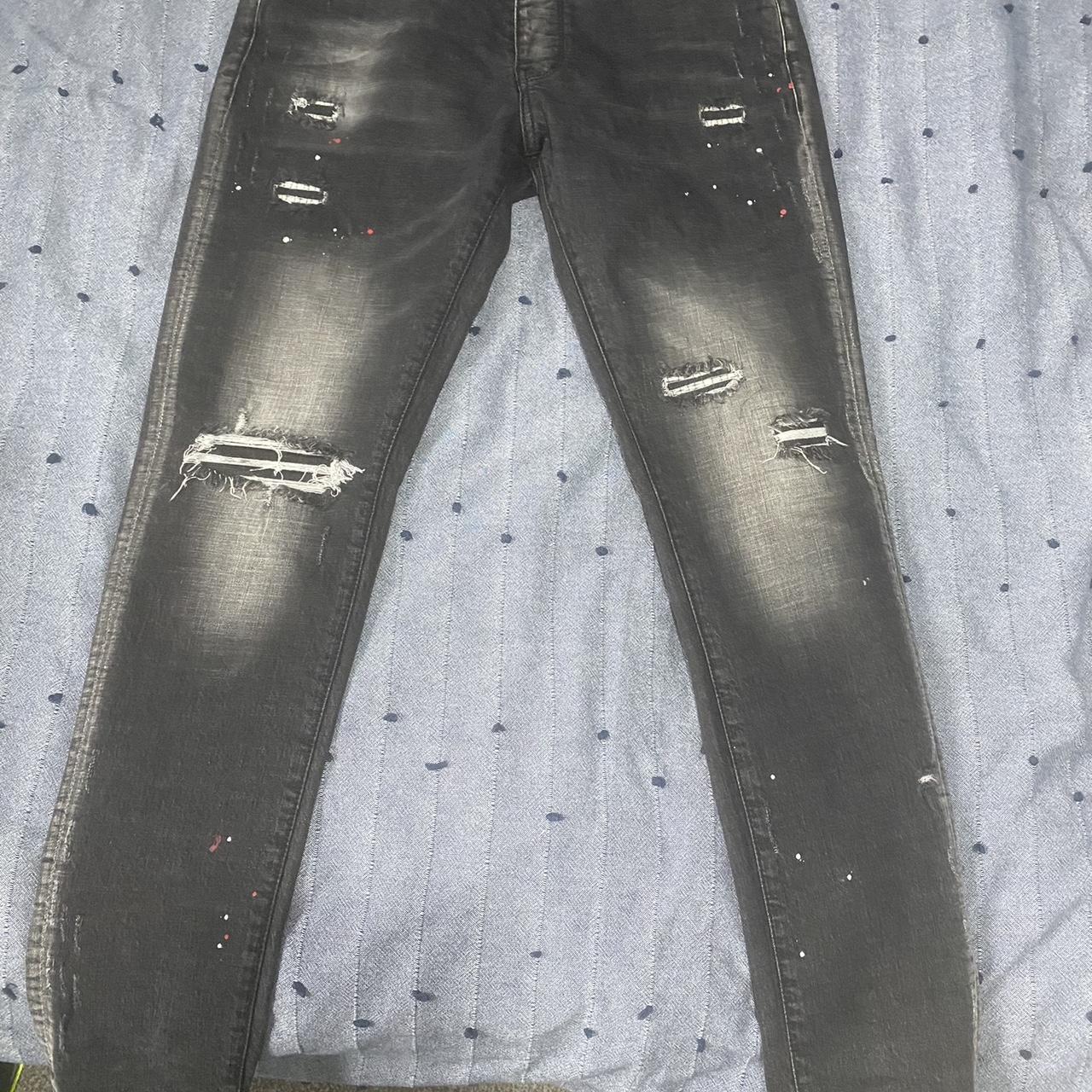 Jeans sale damaged uomo