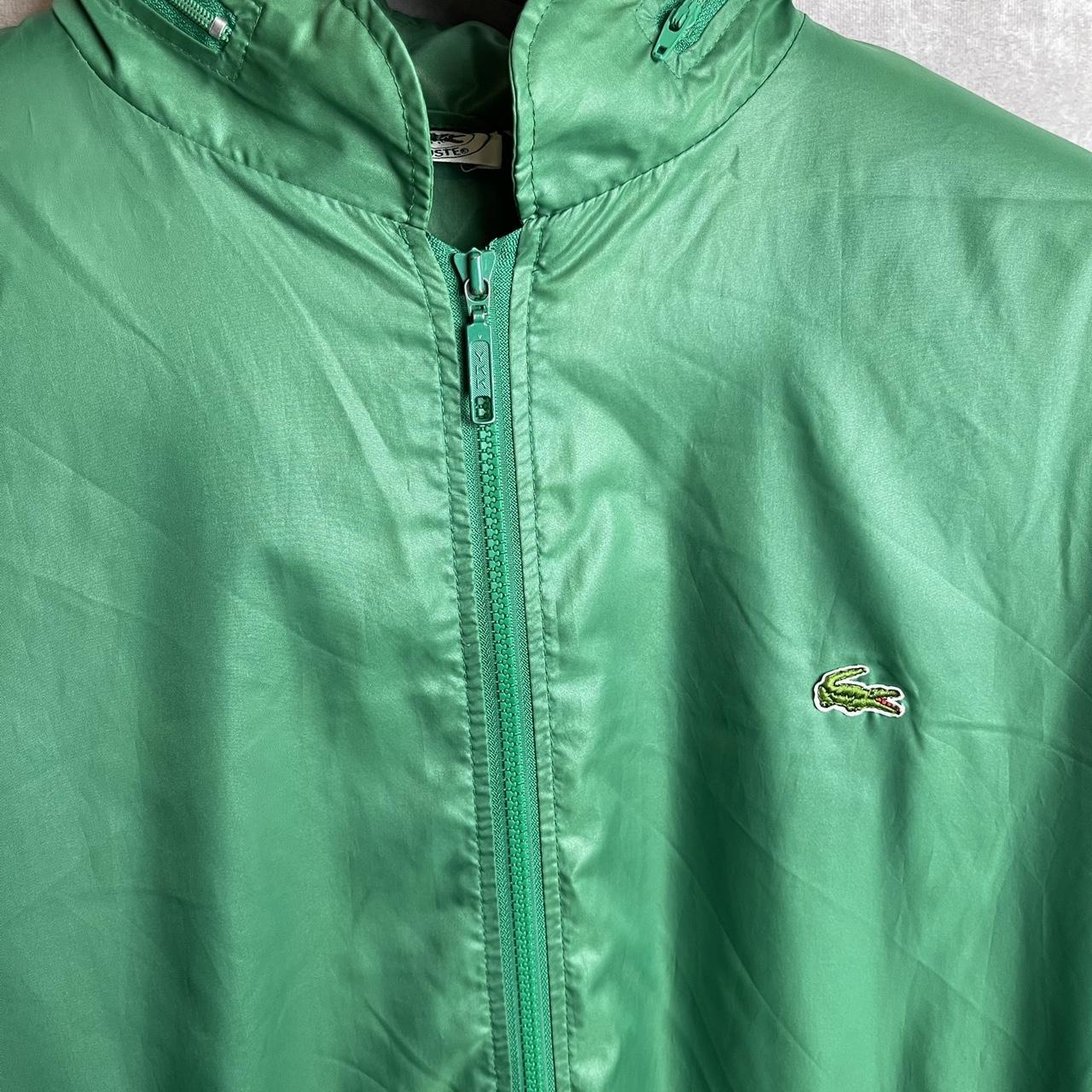 90s〜00s izod lacoste blouson jacket ラコステ Lacoste 90s Primary Green Windbreaker Jacket With Bat Sleeves