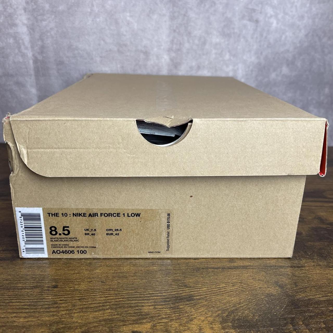 off white air force 1 box