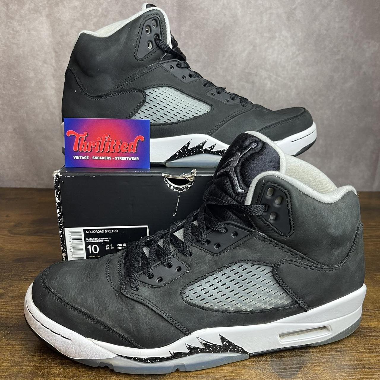 Jordan 5 Retro Mid Oreo Size 10 CT4838 011 Moonlight