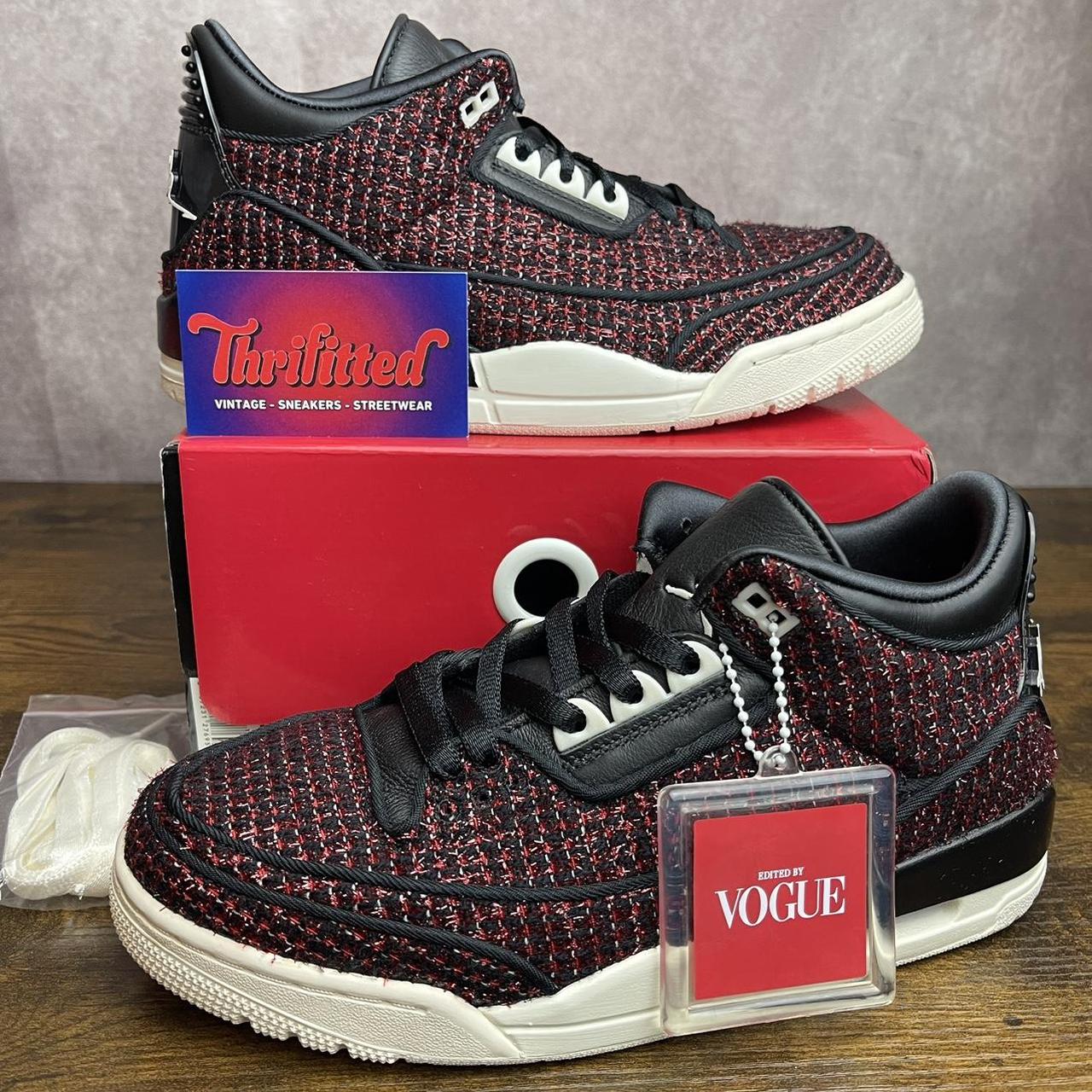 Anna Wintour x Air Jordan 3 Retro University Red. Depop