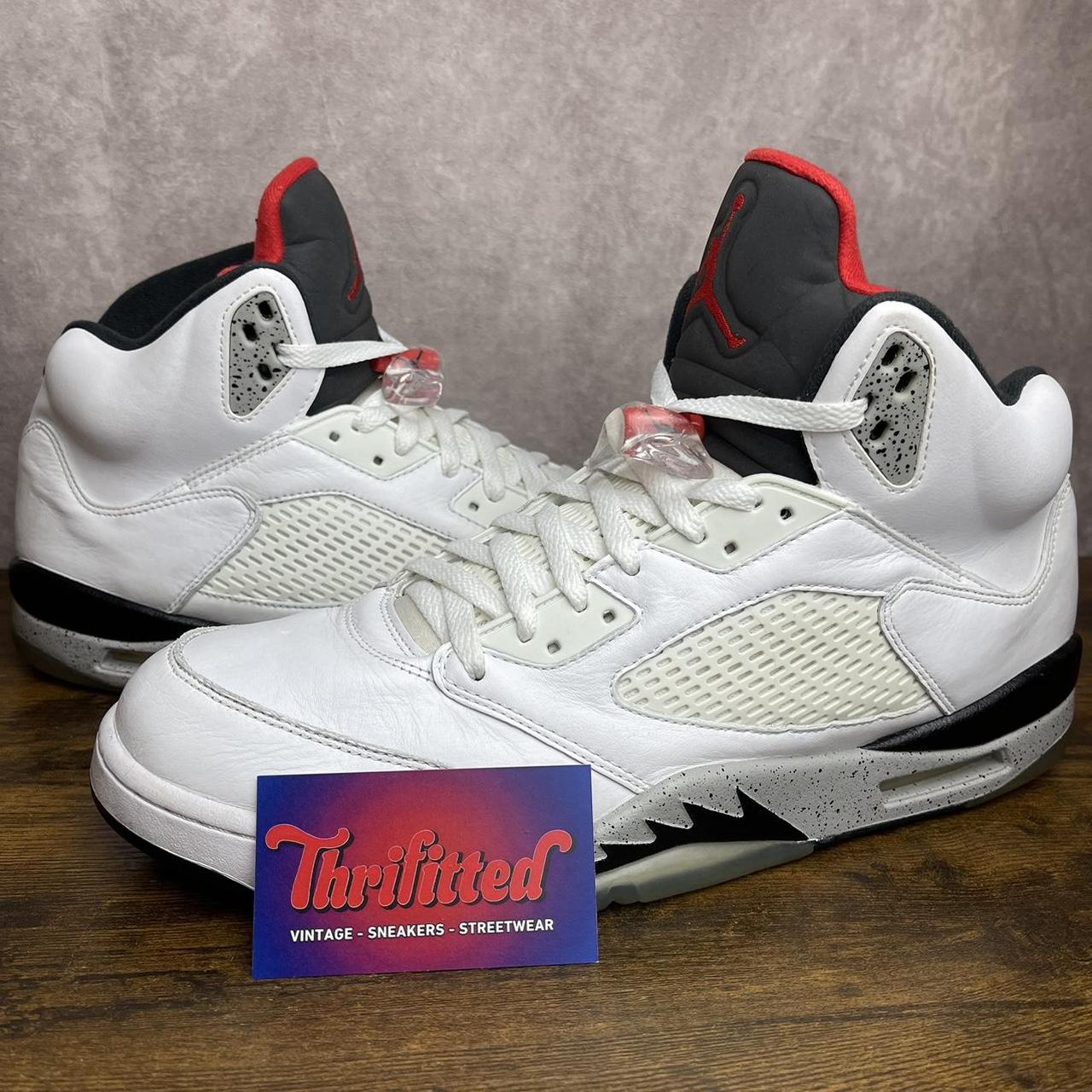 Air Jordan 5 Retro White Cement Size 14 136027 104. Depop