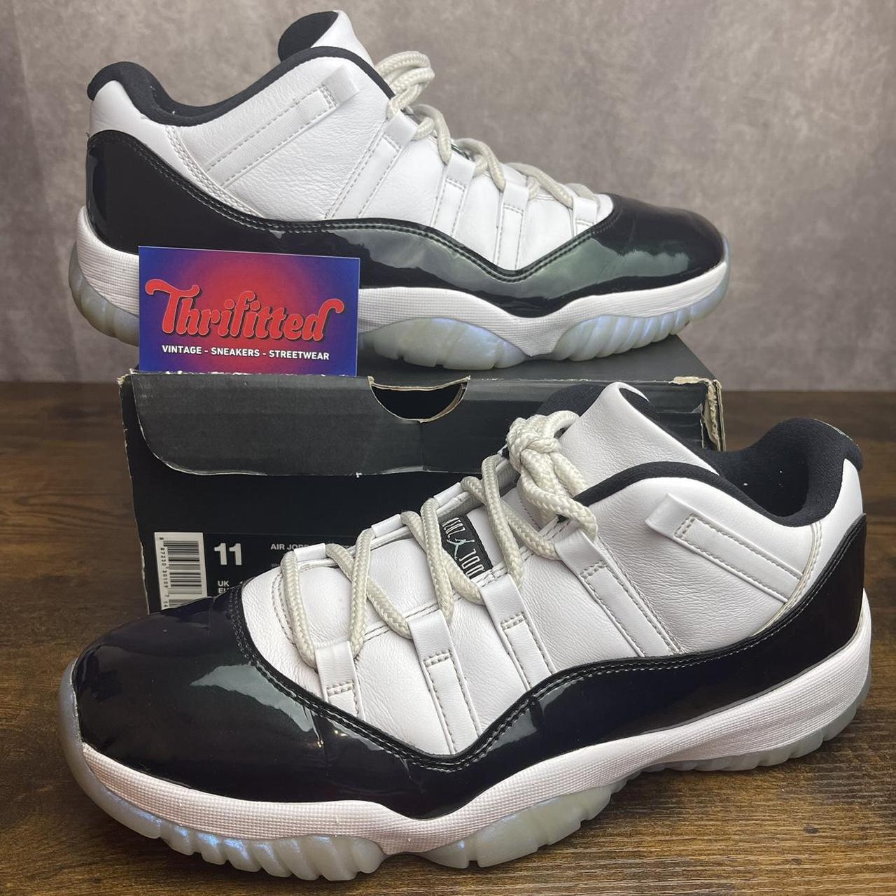 Air Jordan 11 Retro Low Emerald Iridescent Size 11. Depop