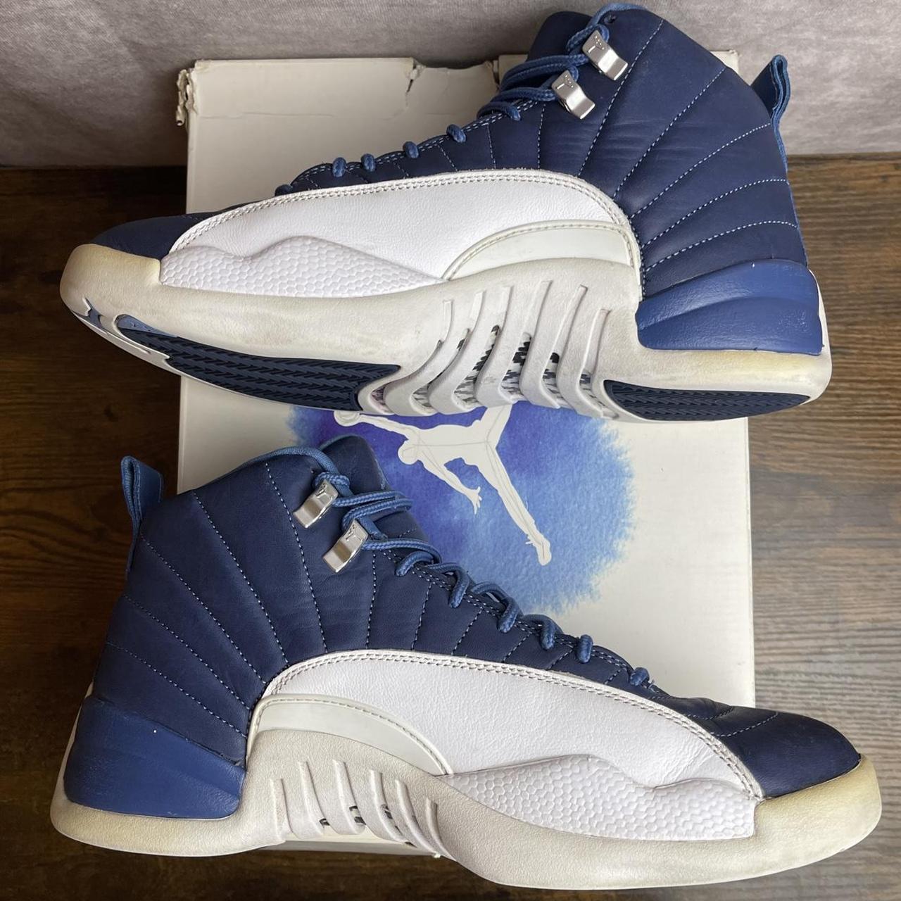 men's air jordan 12 retro indigo