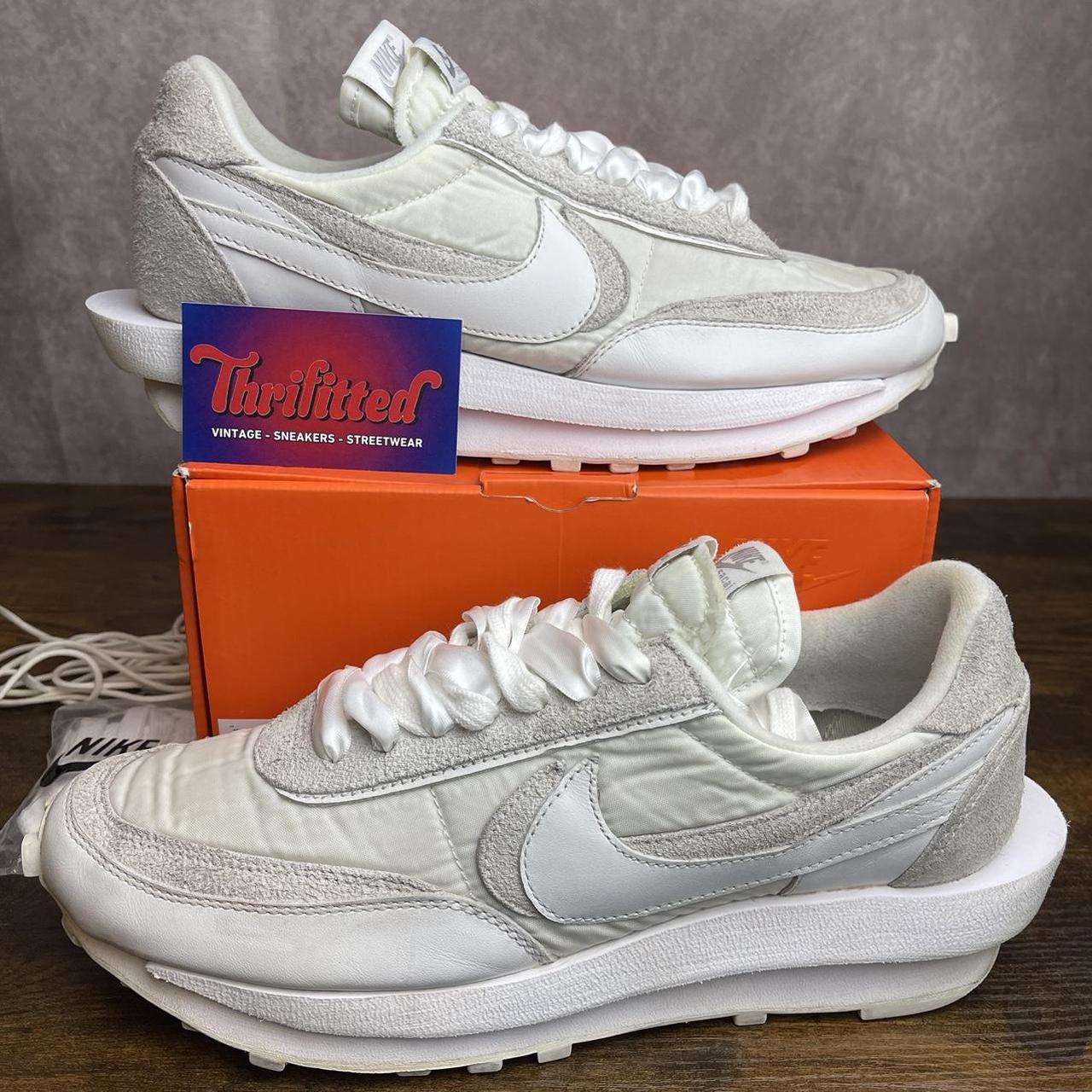 Nike sacai x LDWaffle White Nylon Size 11 BV0073 101. Depop