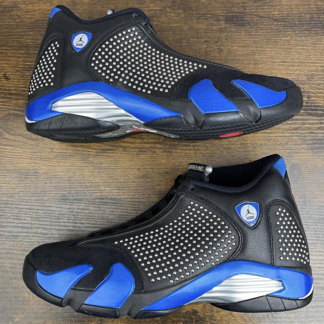 Jordan 13 Retro Mid Lakers Size 4.5 GS 884129-105 | Depop