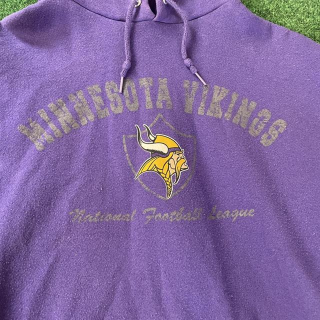 Vintage Minnesota Vikings Hoodie About The Item: - Depop